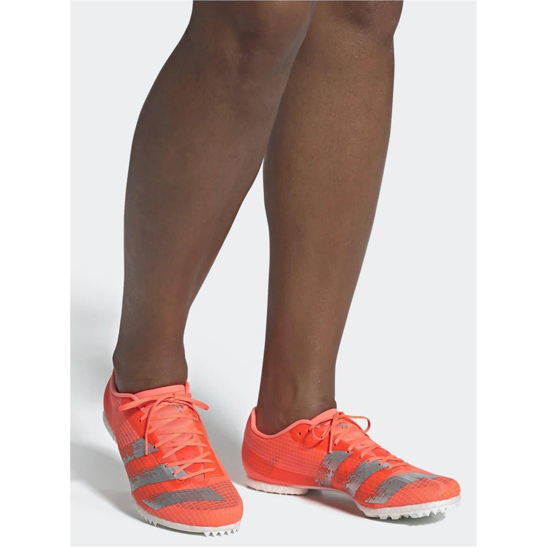 adidas Adizero MD Running Spikes - Orange - Start Fitness