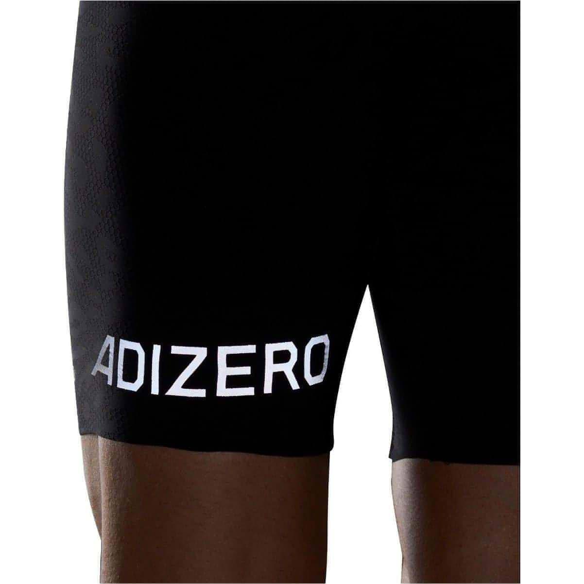 adidas Adizero PrimeWeave Mens Short Running Tights - Black - Start Fitness