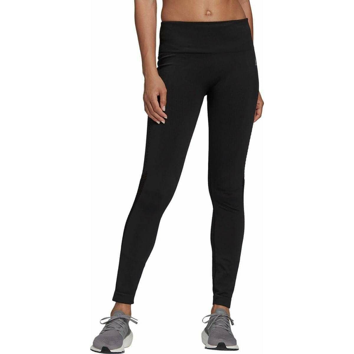adidas AeroKnit Womens 7/8 Running Tights - Black - Start Fitness