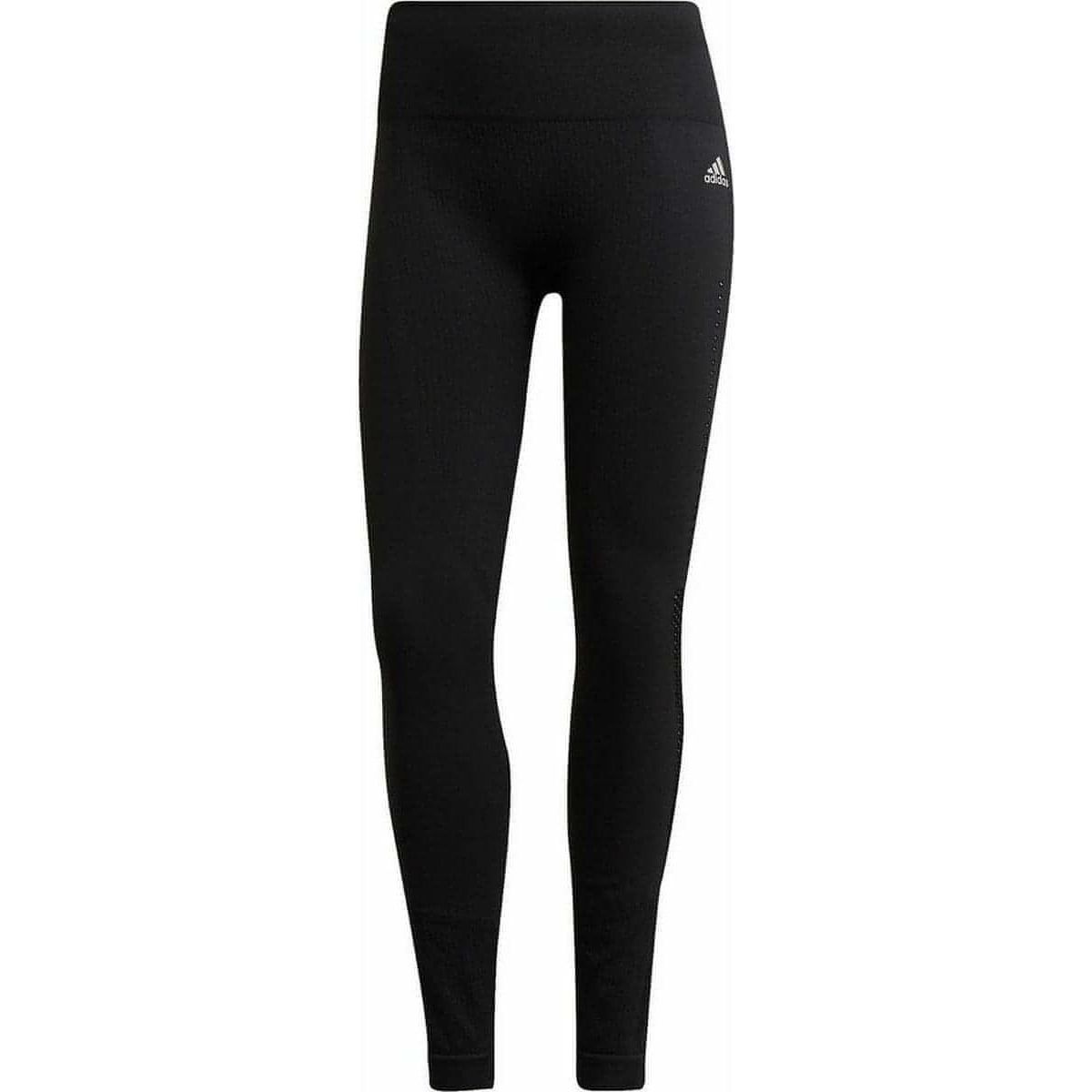 adidas AeroKnit Womens 7/8 Running Tights - Black - Start Fitness