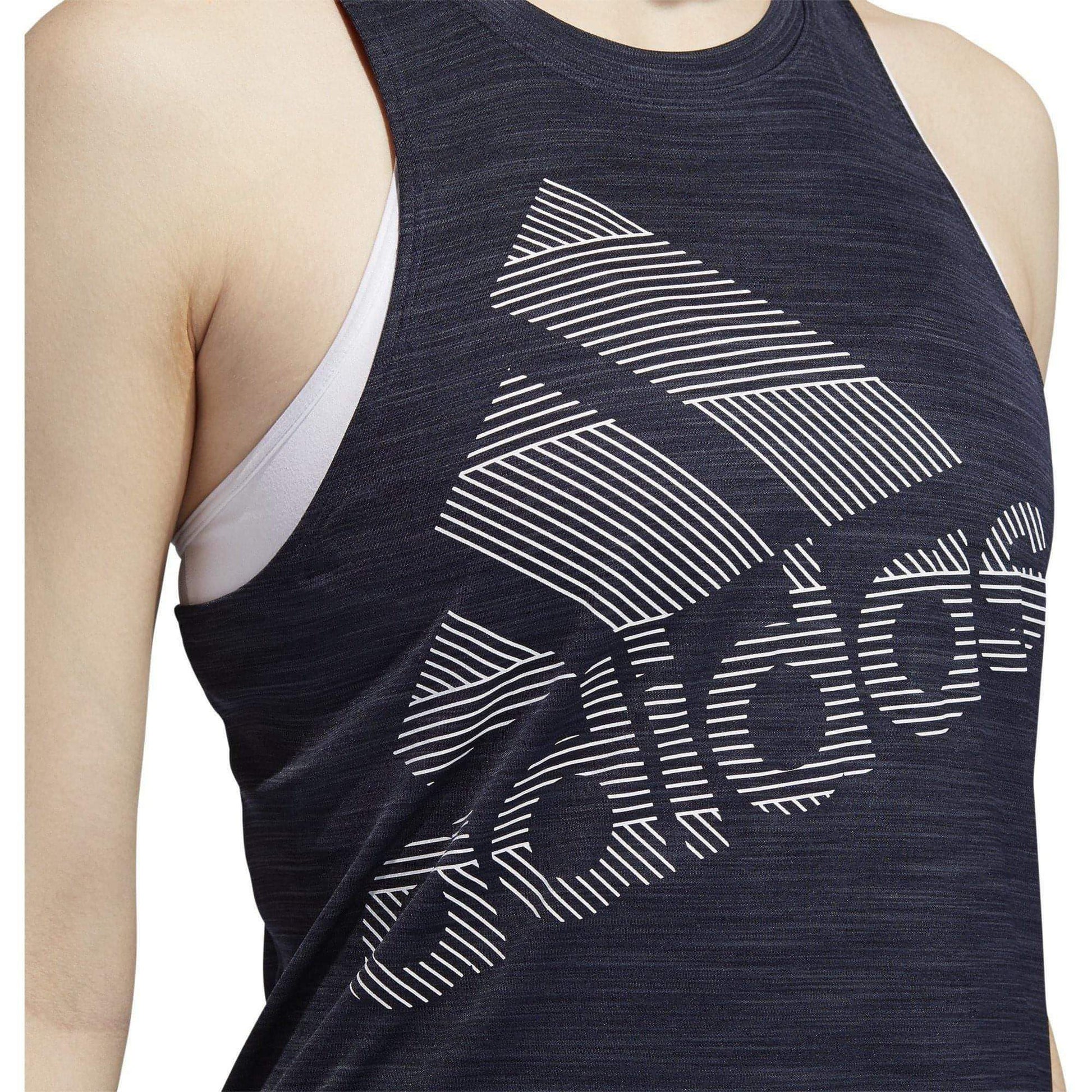 adidas Badge Of Sport Womens Training Vest Tank Top - Blue - Start Fitness