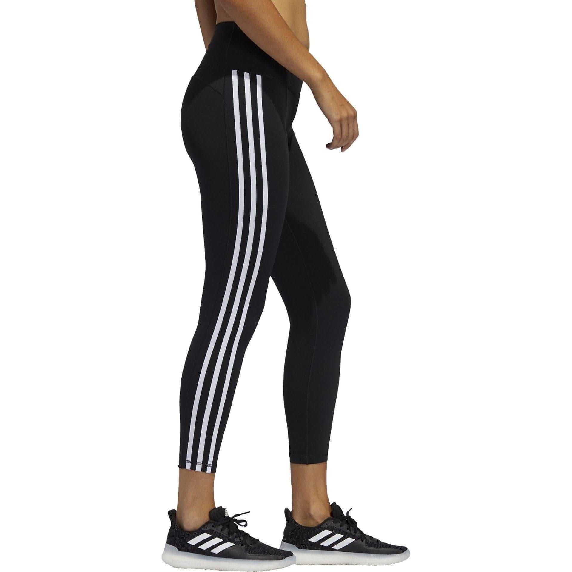 adidas Believe This 2.0 3 Stripes High Rise Womens 7 8 Training Tights Start Fitness