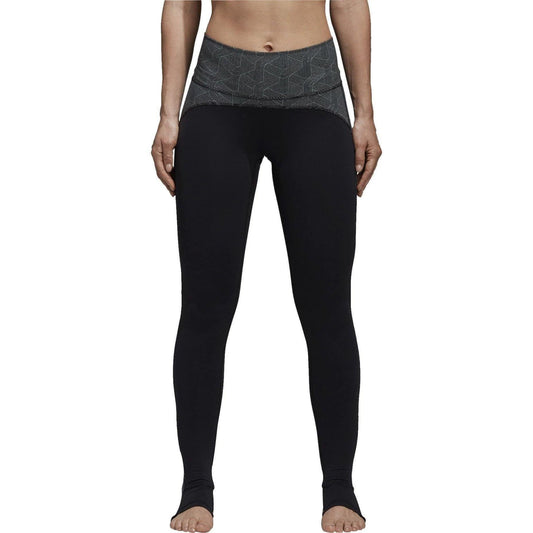 adidas Believe This High Rise Womens Long Yoga Tights - Black - Start Fitness