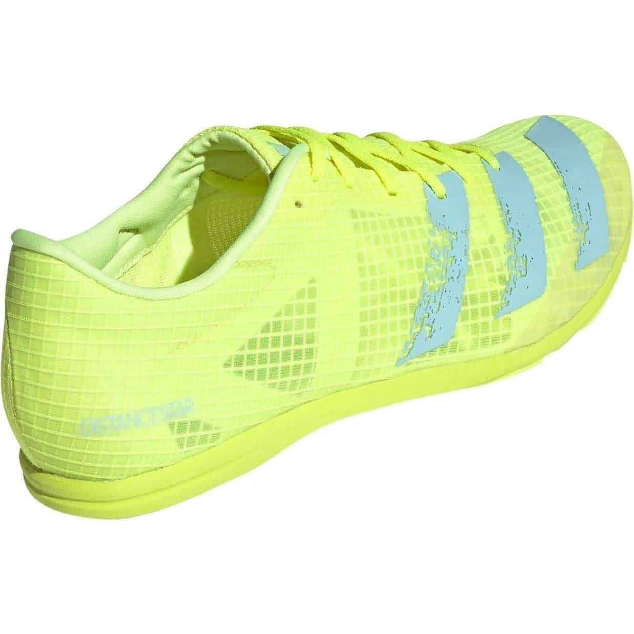 adidas Distancestar Mens Running Spikes - Yellow - Start Fitness