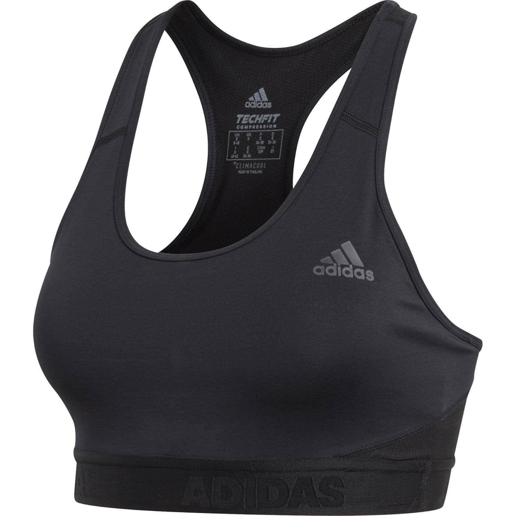 adidas Don't Rest AlphaSkin Womens Sports Bra - Black - Start Fitness