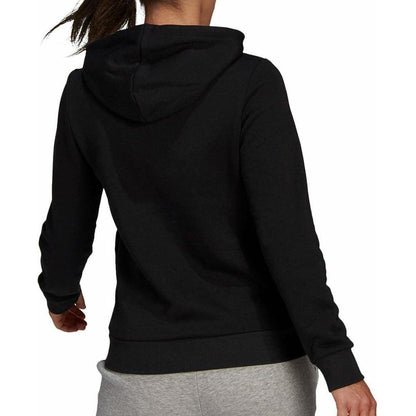 adidas Essentials Logo Fleece Womens Hoody - Black - Start Fitness