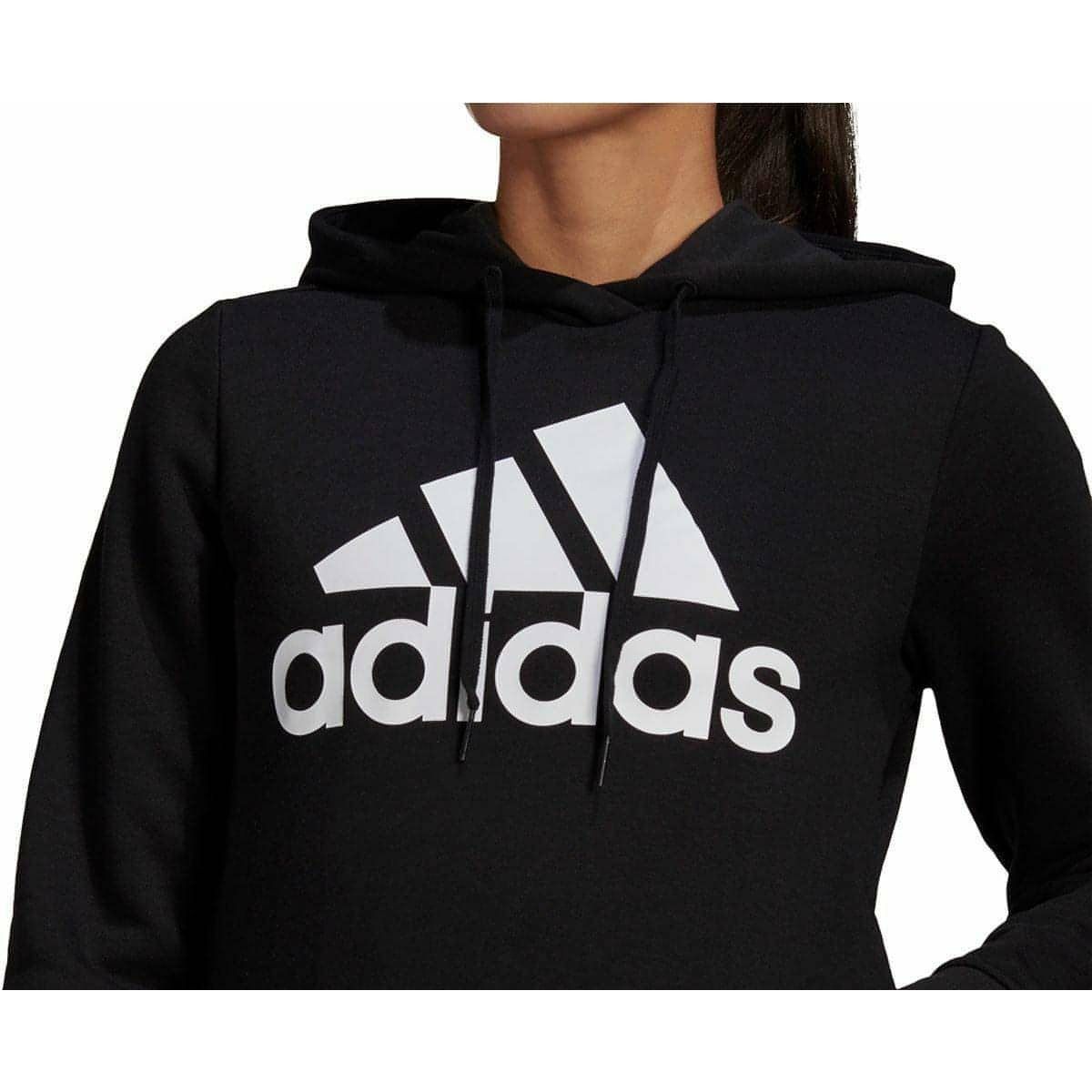 adidas Essentials Logo Fleece Womens Hoody - Black – Start Fitness