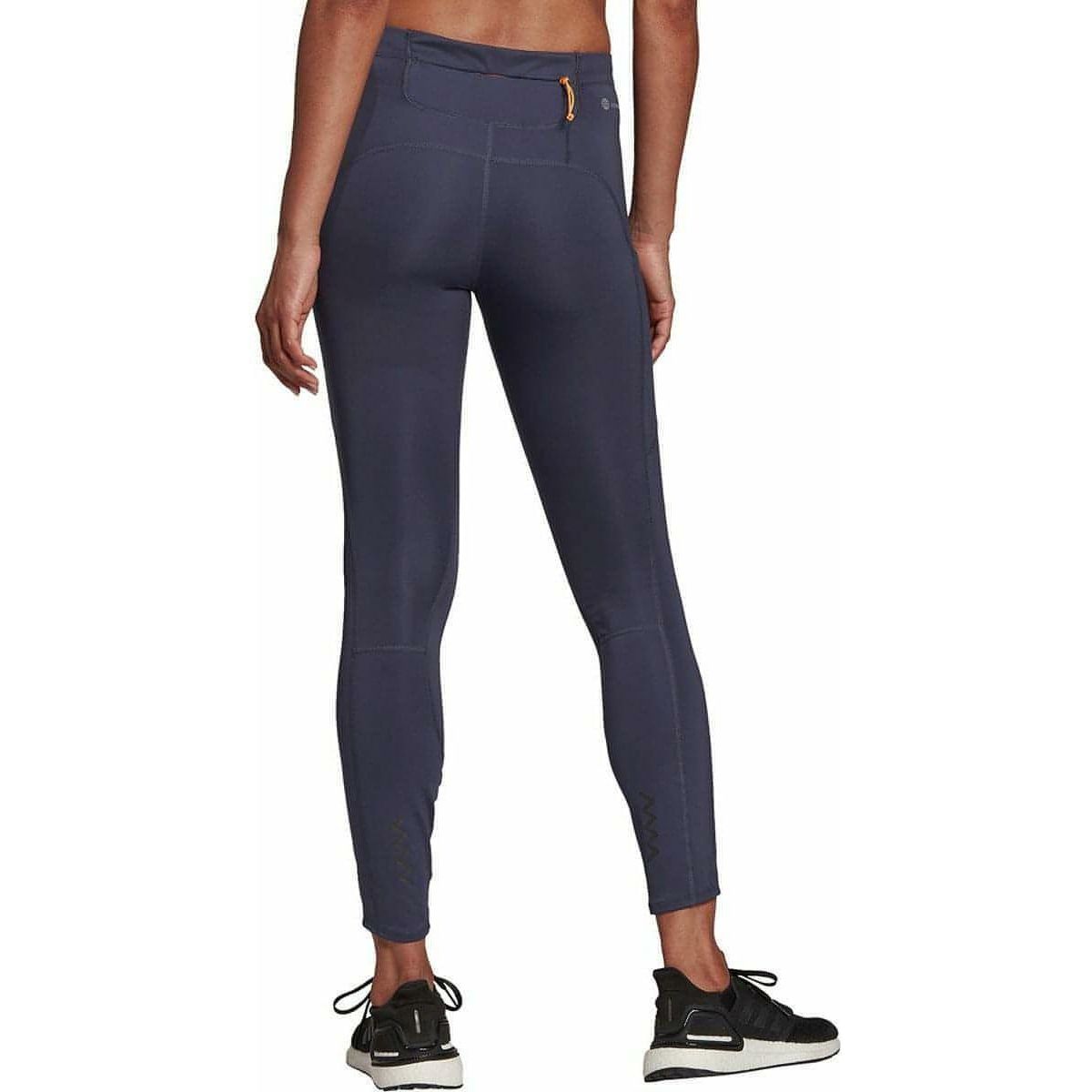 adidas Fast Impact Womens 7/8 Running Tights - Navy - Start Fitness