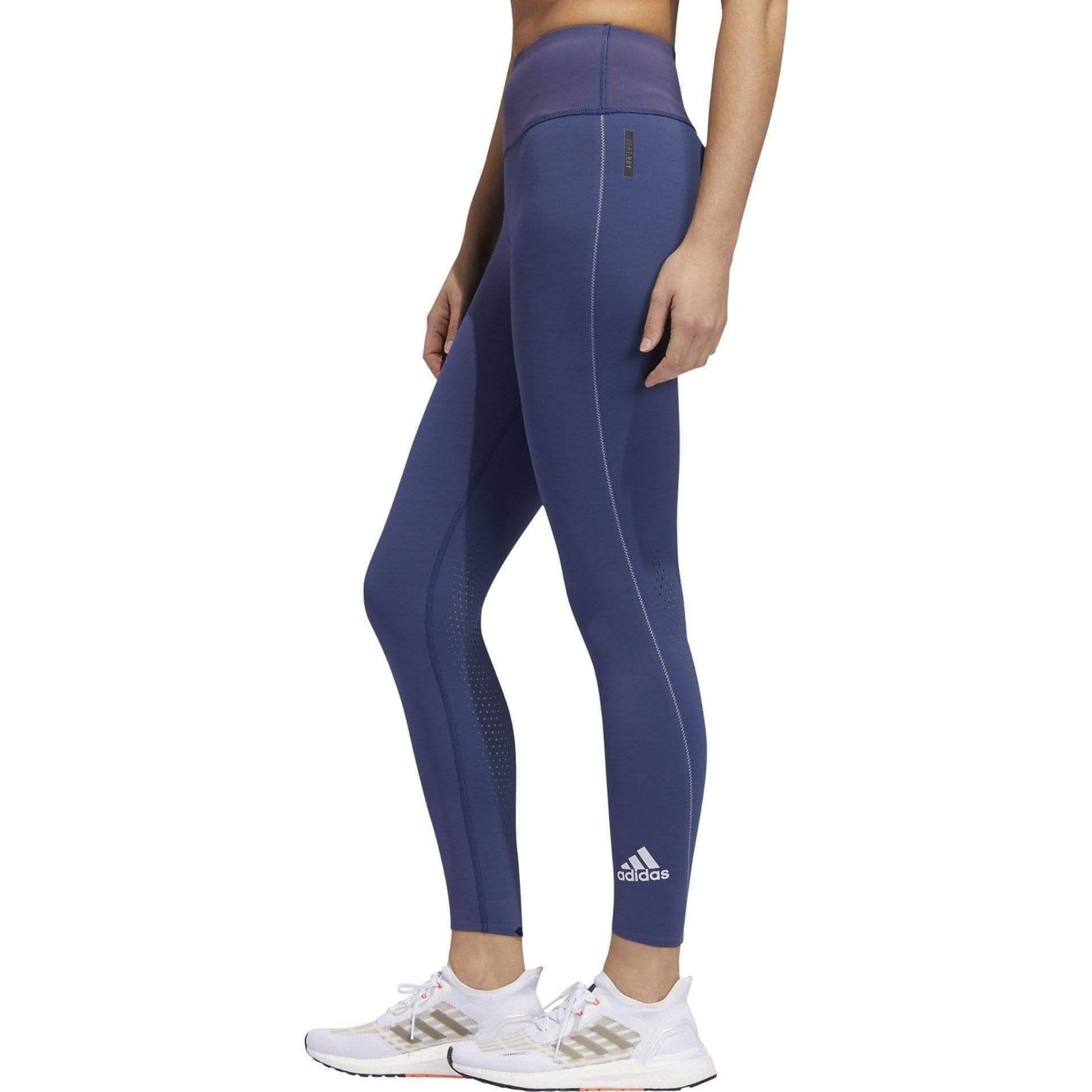 adidas HEAT.RDY Womens 7/8 Training Tights - Blue - Start Fitness