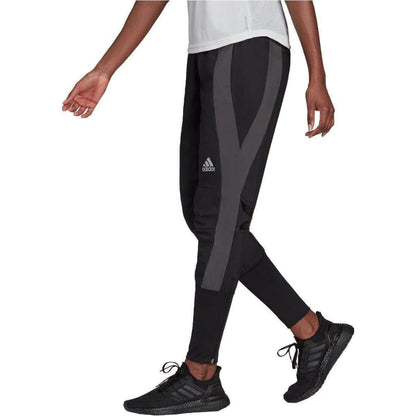 adidas Marathon Womens Running Track Pants - Black - Start Fitness