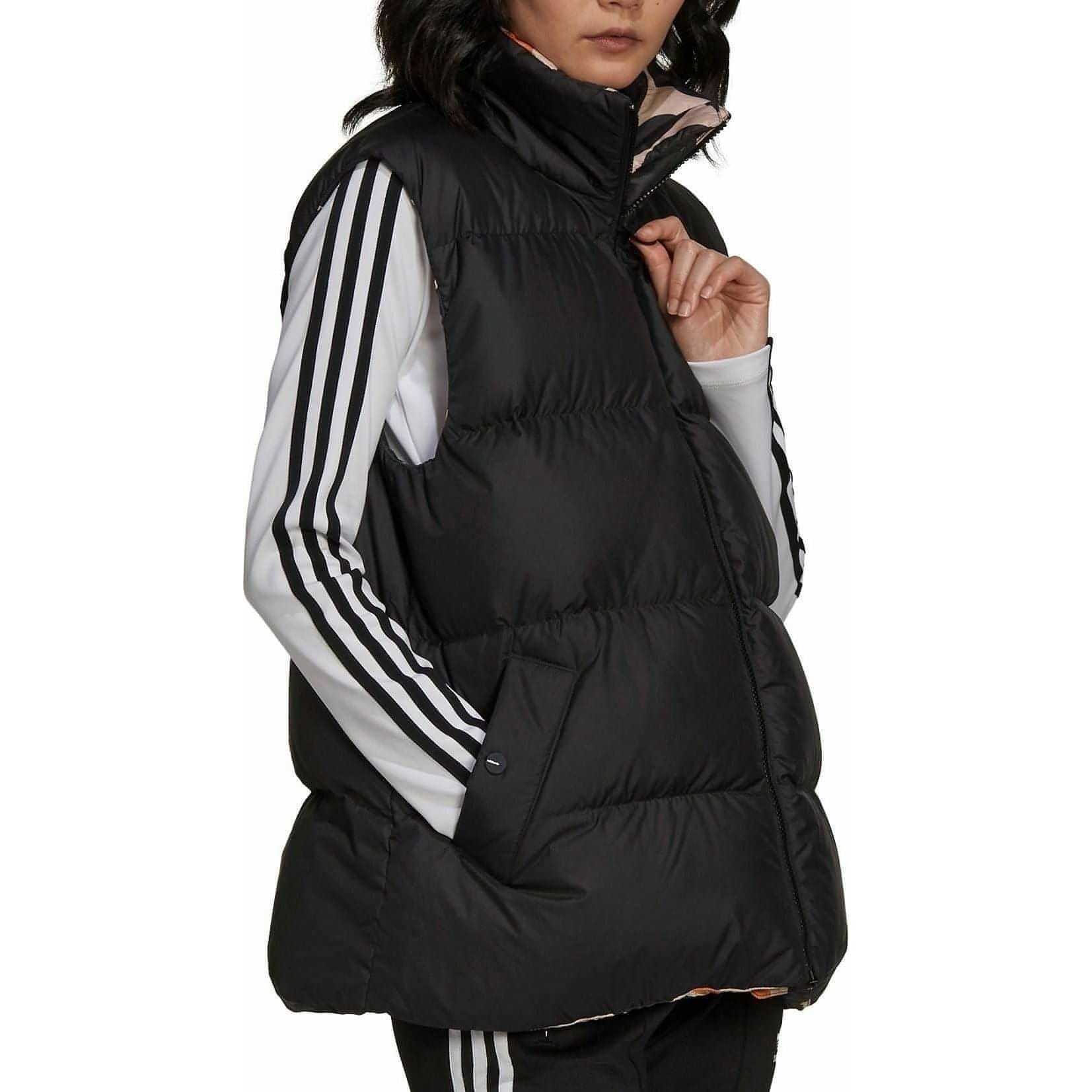 Adidas neo womens patterned gilet black Clearance