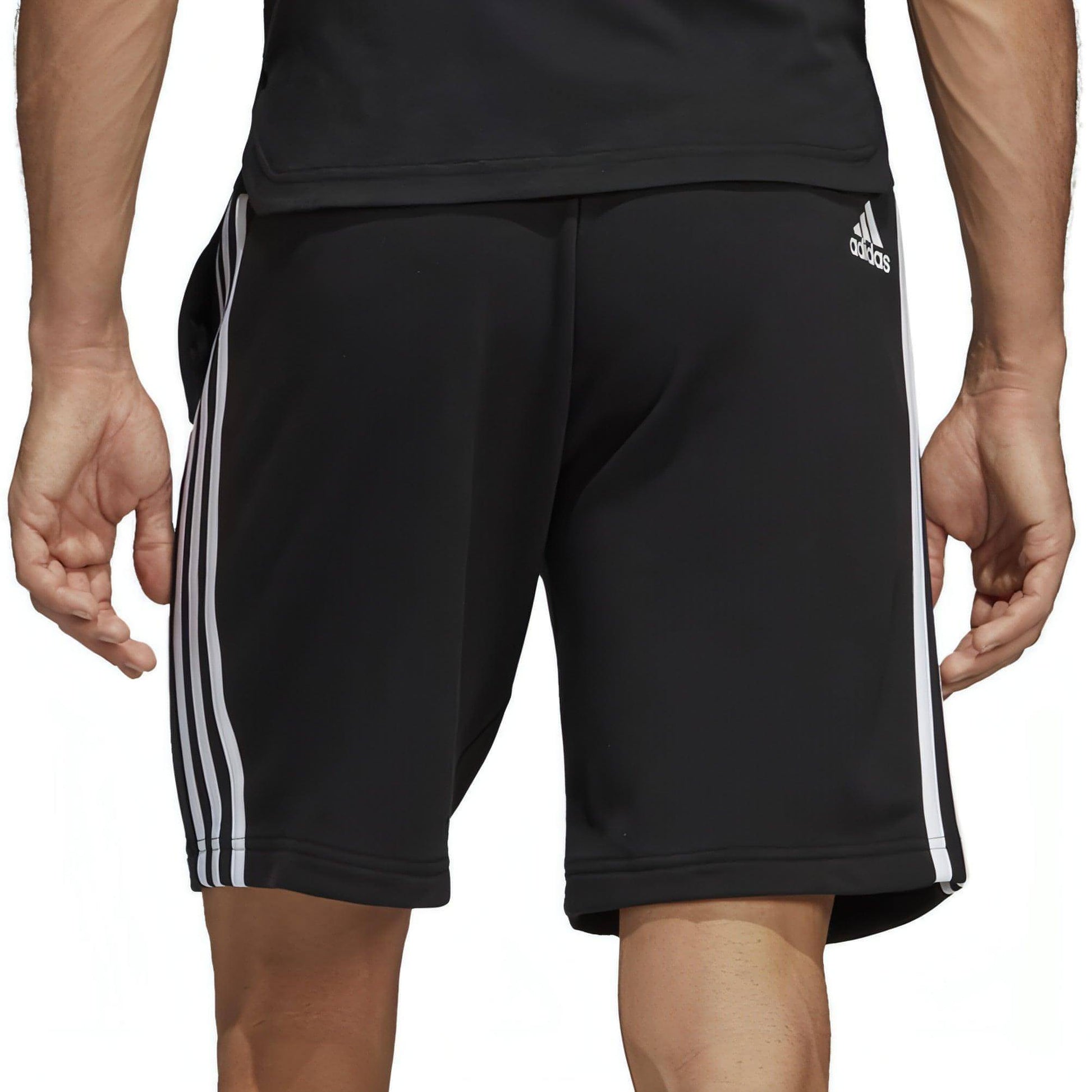 adidas Must Have 3 Stripe Mens Shorts - Black - Start Fitness