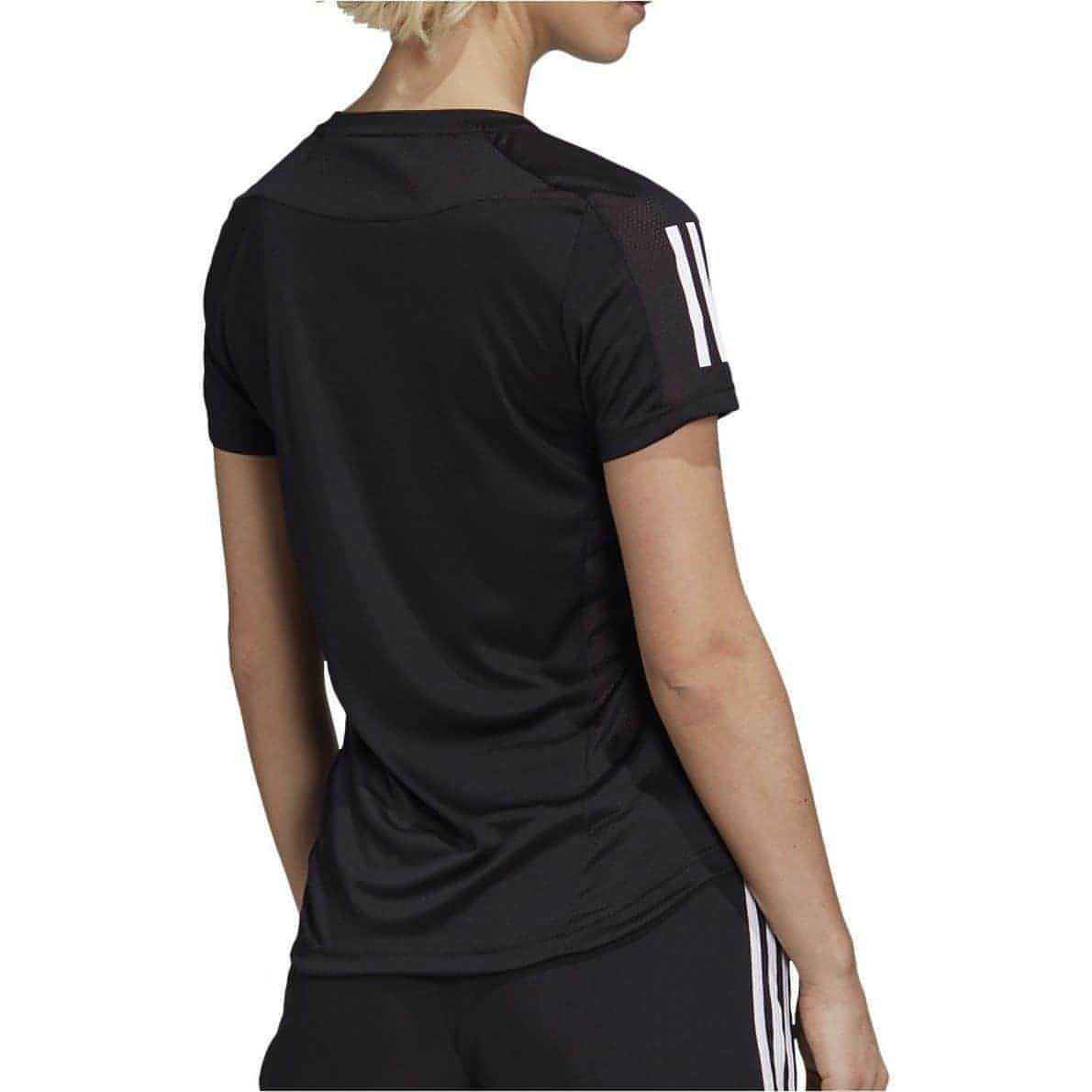 adidas Own The Run Short Sleeve Womens Running Top - Black - Start Fitness