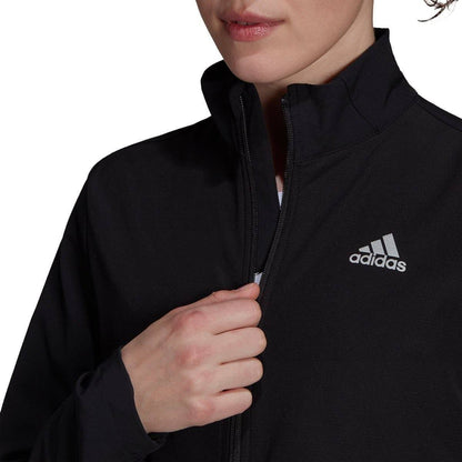 adidas Own The Run Soft Shell Womens Running Jacket - Black - Start Fitness