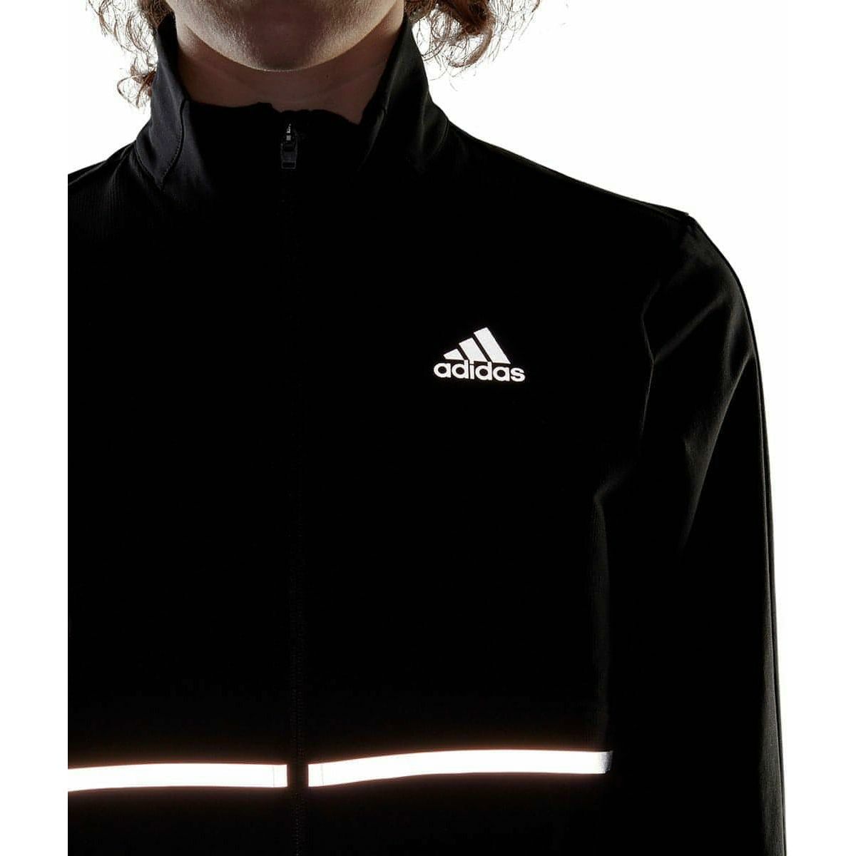adidas Own The Run Soft Shell Womens Running Jacket - Black - Start Fitness