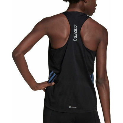 adidas Parley Adizero Womens Running Vest Tank Top - Black - Start Fitness
