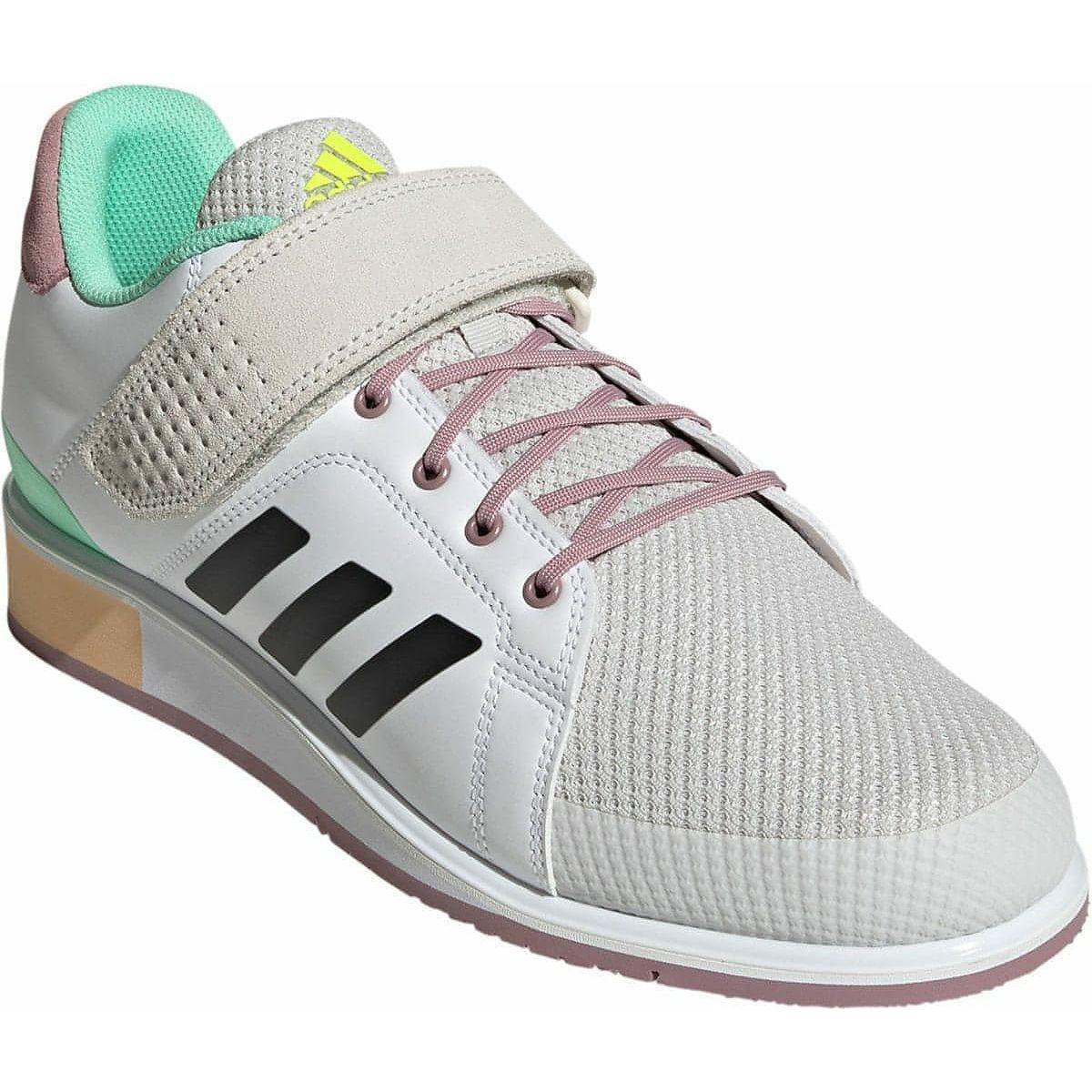 adidas Power Perfect 3 Tokyo Mens Weightlifting Shoes - White - Start Fitness