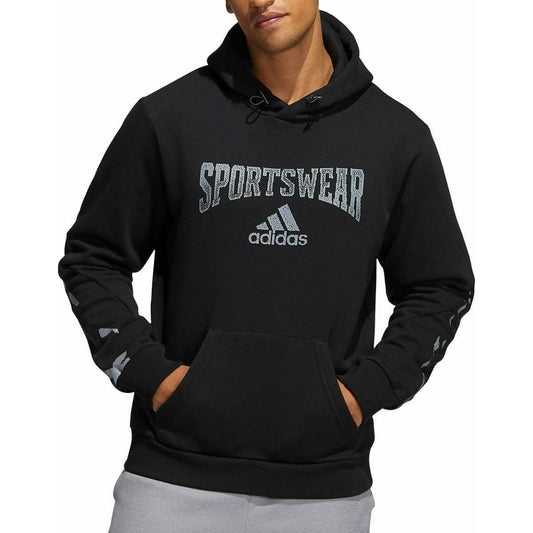 adidas Reverse Retro Future Icons Graphic Mens Hoody - Black - Start Fitness