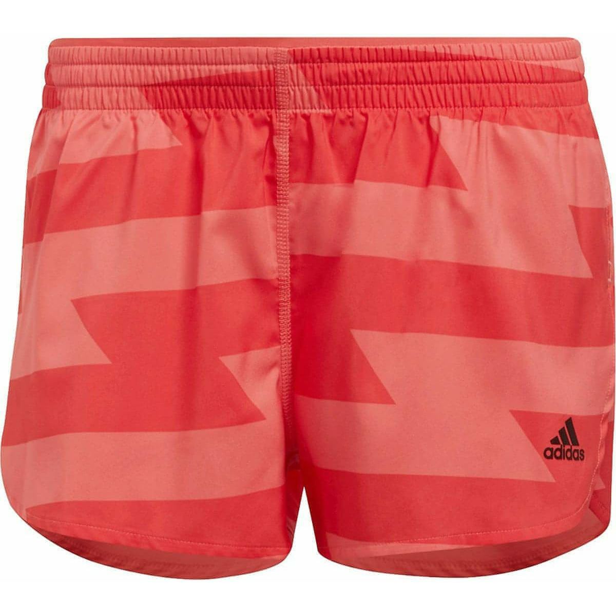 adidas Run Fast 3 Inch Womens Split Running Shorts - Pink - Start Fitness