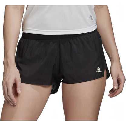 adidas Speed Split Womens Running Shorts - Black - Start Fitness