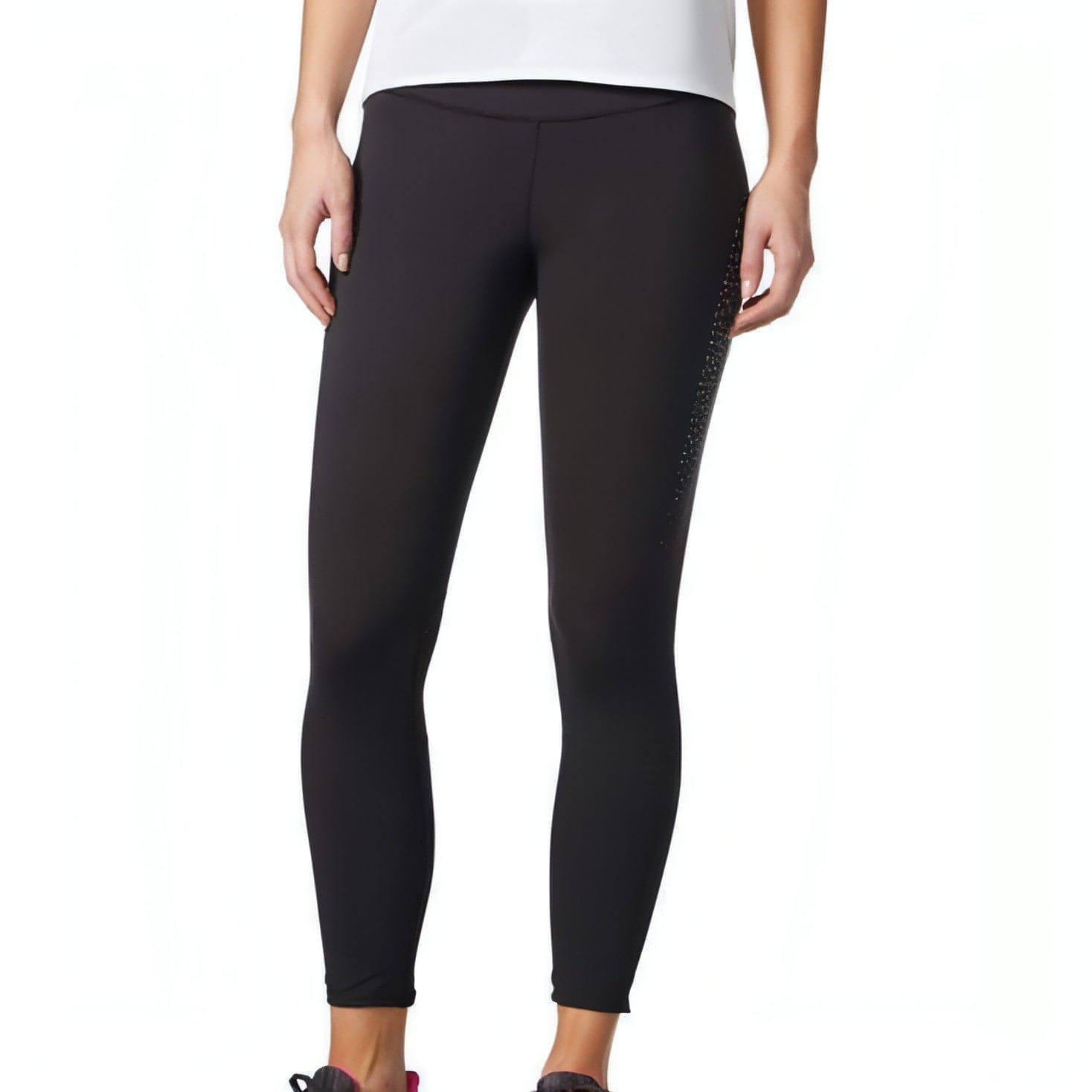 adidas Supernova Womens 7/8 Printed Running Tights - Black - Start Fitness