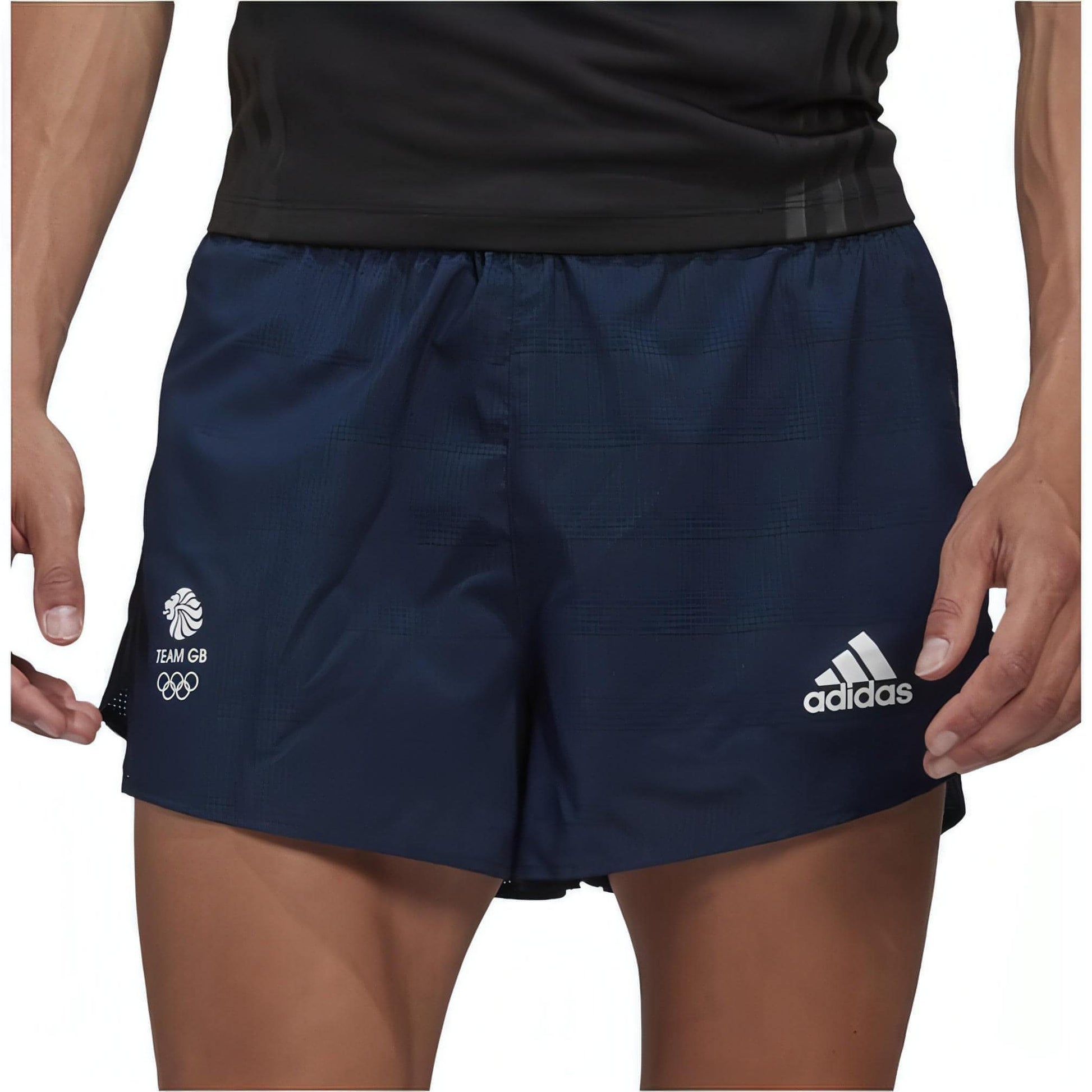 adidas Team GB Mens Running Shorts - Navy - Start Fitness