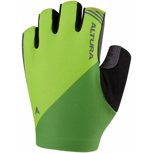 Altura Airstream Fingerless Cycling Gloves - Lime - Start Fitness