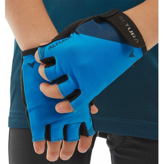 Altura Airstream Fingerless Junior Cycling Gloves - Blue - Start Fitness