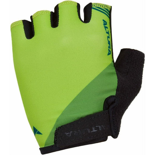 Altura Airstream Fingerless Junior Cycling Gloves - Lime - Start Fitness