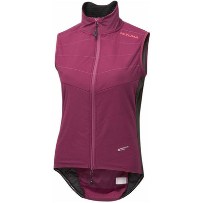 Altura Icon Rocket Insulated Packable Womens Cycling Gilet - Purple - Start Fitness