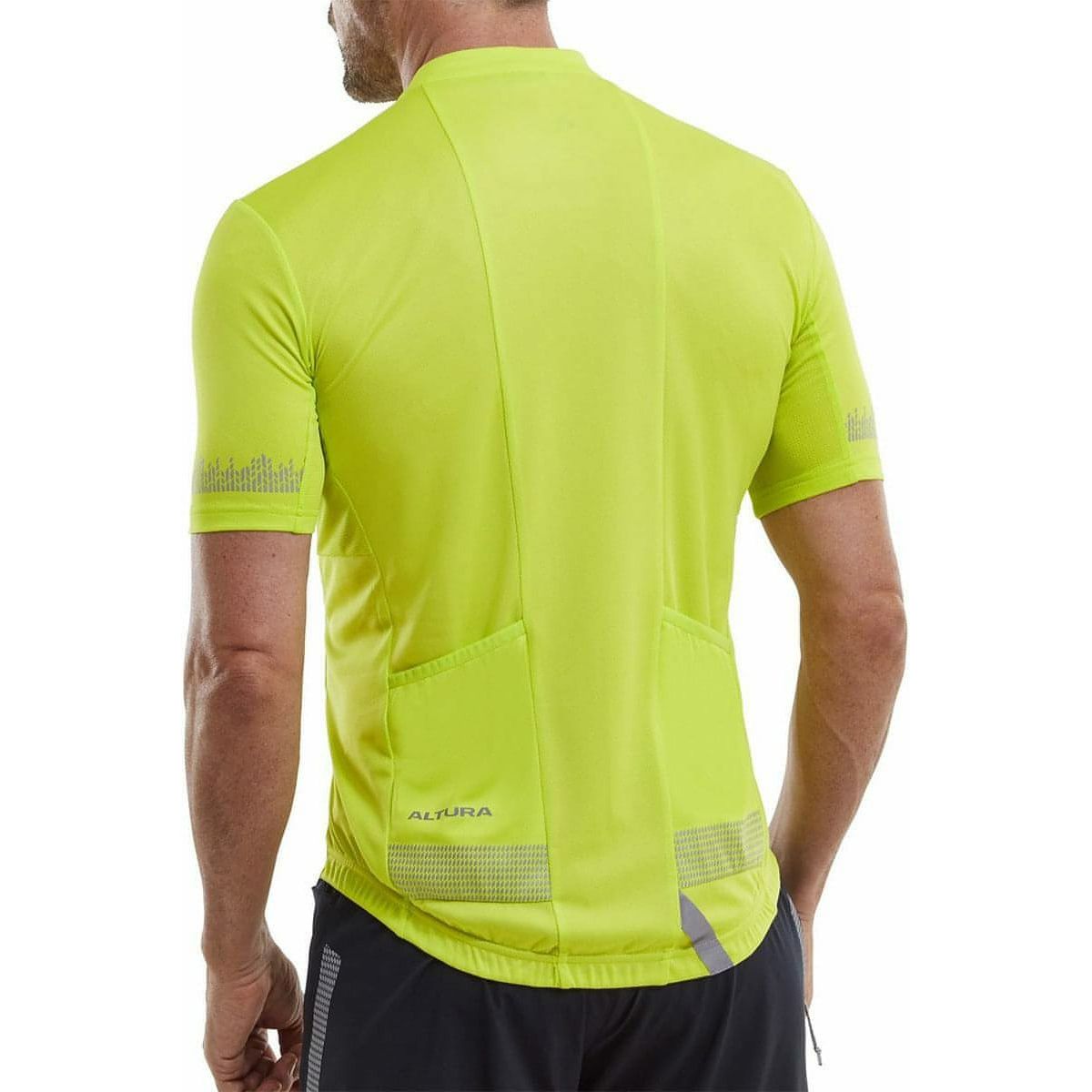 Altura Nightvision Short Sleeve Mens Cycling Jersey - Green - Start Fitness