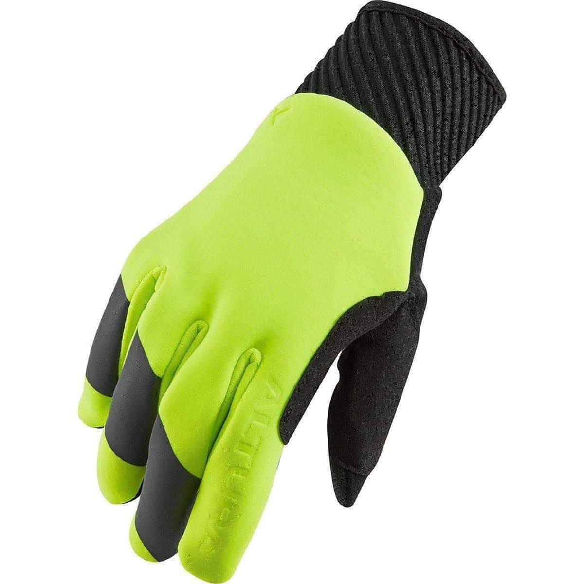 Altura Nightvision Windproof Full Finger Cycling Gloves - Yellow 5034948143098 - Start Fitness