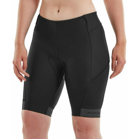 Altura Progel Plus Cargo Womens Cycling Short Tights - Black - Start Fitness