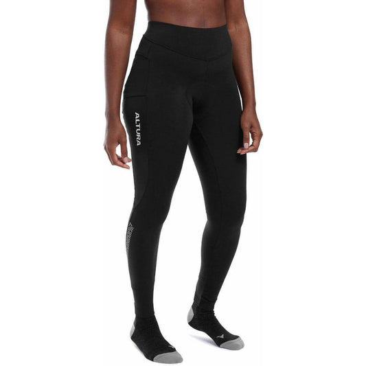 Altura Progel Plus Thermal Womens Long Cycling Tights - Black 5034948142282 - Start Fitness