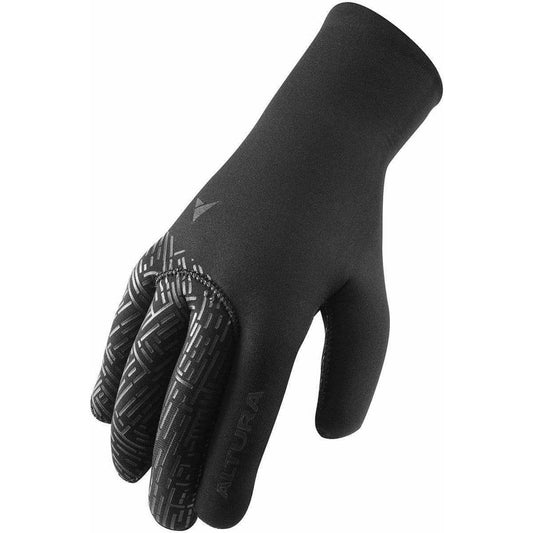 Altura Thermostretch Windproof Full Finger Cycling Gloves - Black - Start Fitness