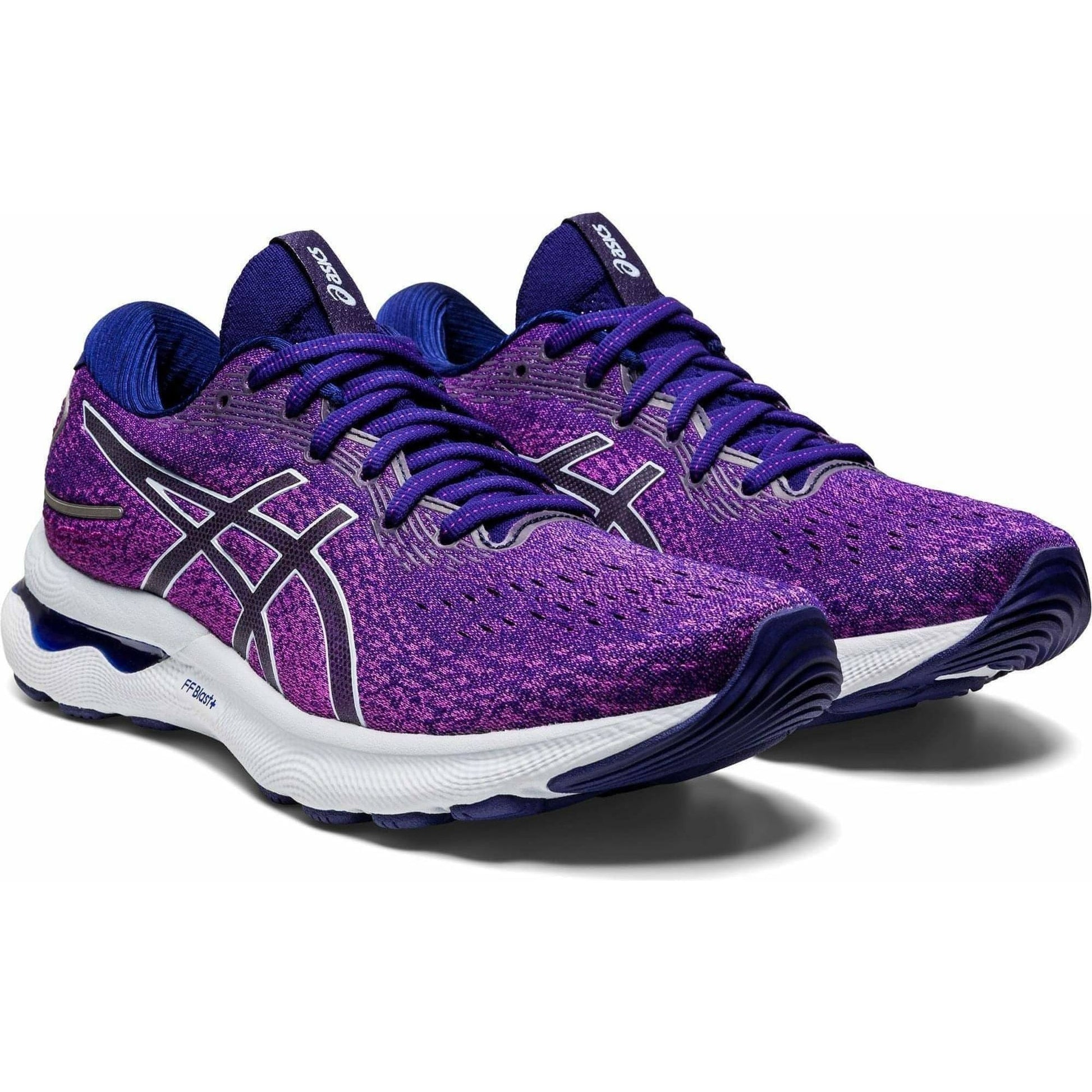 Asics Gel Nimbus 24 Womens Running Shoes - Purple - Start Fitness