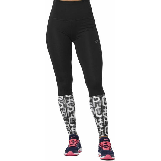 Asics Highwaist Womens Long Running Tights - Black - Start Fitness