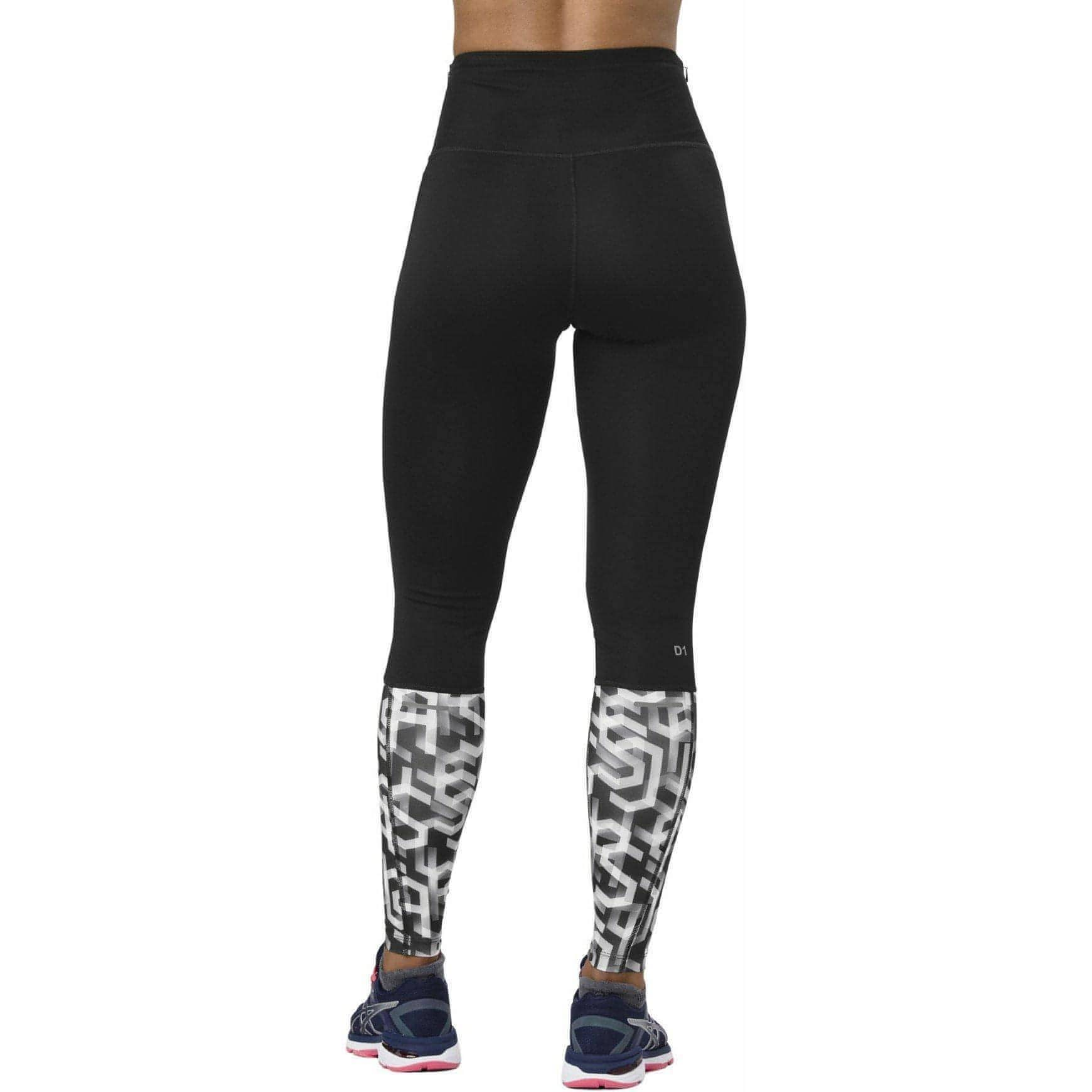 Asics Highwaist Womens Long Running Tights - Black - Start Fitness