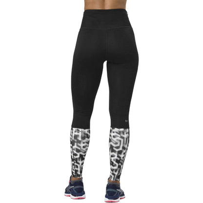 Asics Highwaist Womens Long Running Tights - Black - Start Fitness
