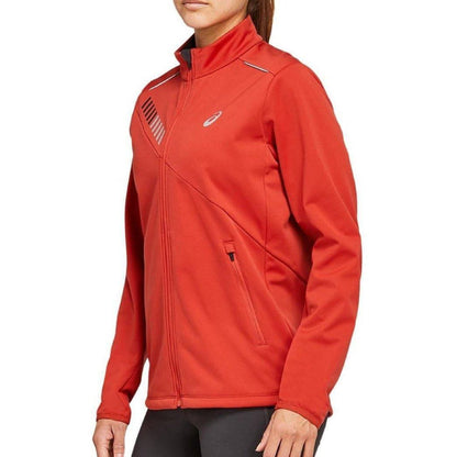 Asics Lite-Show Winter Womens Running Jacket - Orange - Start Fitness