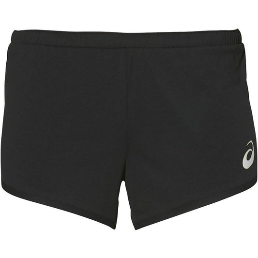 Asics Race Knit Womens Split Running Shorts - Black - Start Fitness