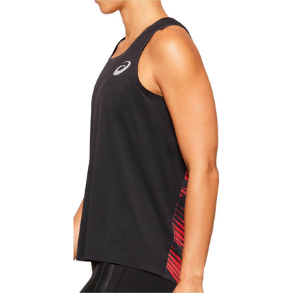 Asics W Knit Womens Running Vest Tank Top - Black - Start Fitness