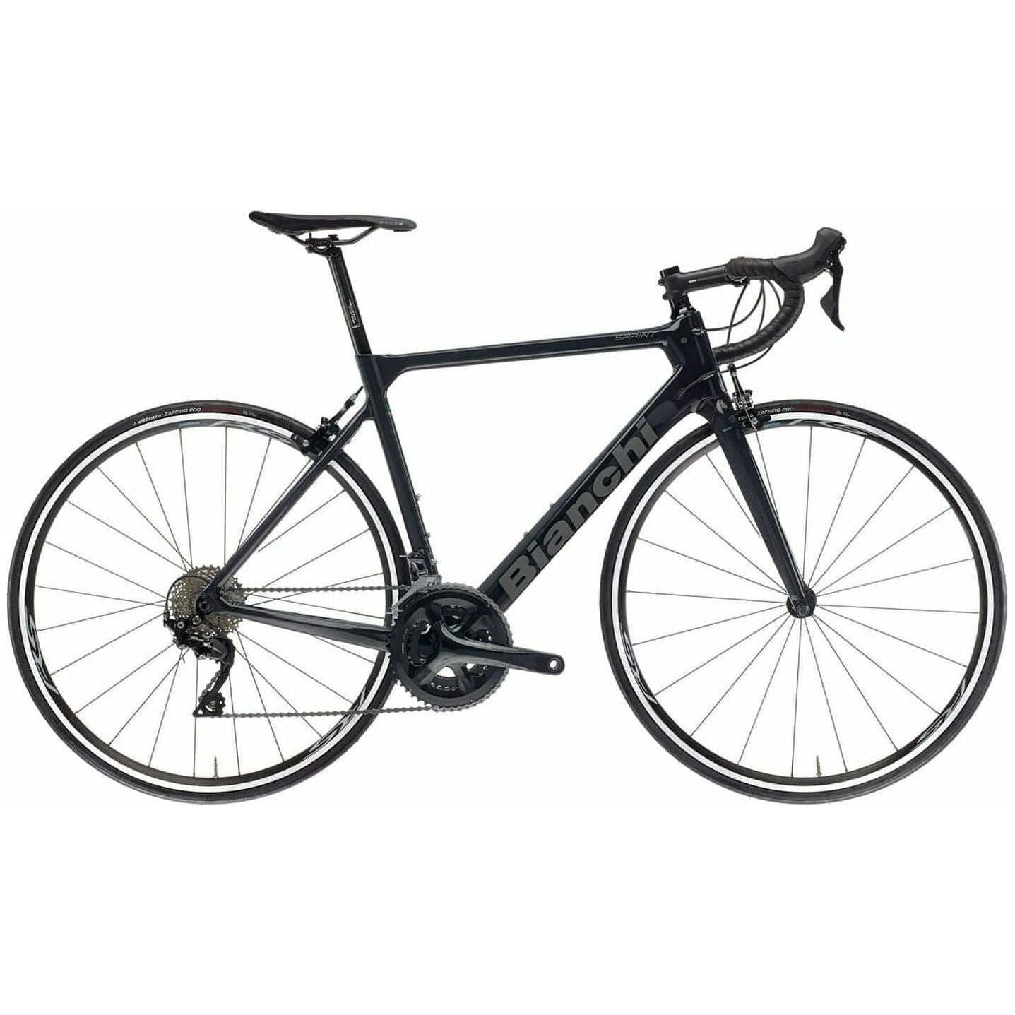 Bianchi Sprint 105 Carbon Road Bike 2022 - Black - Start Fitness