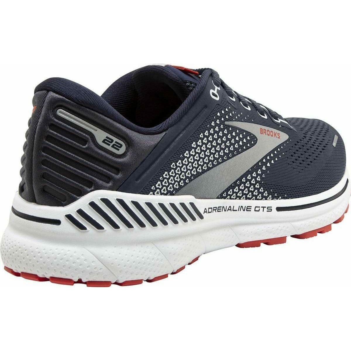 Brooks Adrenaline GTS 22 WIDE FIT Mens Running Shoes - Navy - Start Fitness