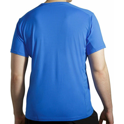 Brooks Atmosphere Short Sleeve Mens Running Top - Blue - Start Fitness