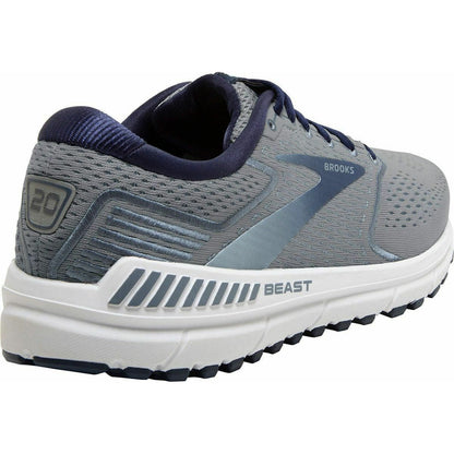 Brooks Beast 20 WIDE FIT Mens Running Shoes - Grey - Start Fitness