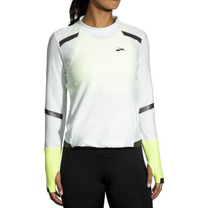 Brooks Carbonite Long Sleeve Womens Running Top - Grey 190340924033 - Start Fitness