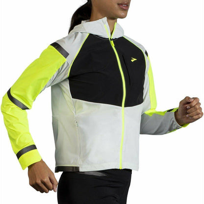 Brooks Carbonite Womens Running Jacket - Grey - Start Fitness