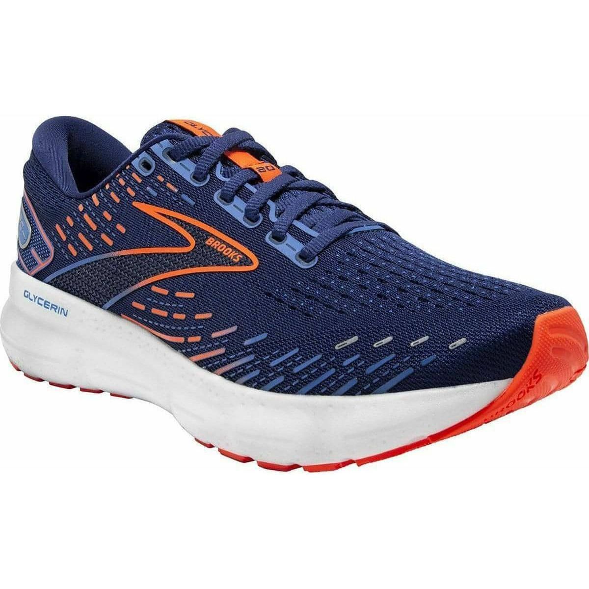 Brooks Glycerin 20 WIDE FIT Mens Running Shoes - Blue - Start Fitness