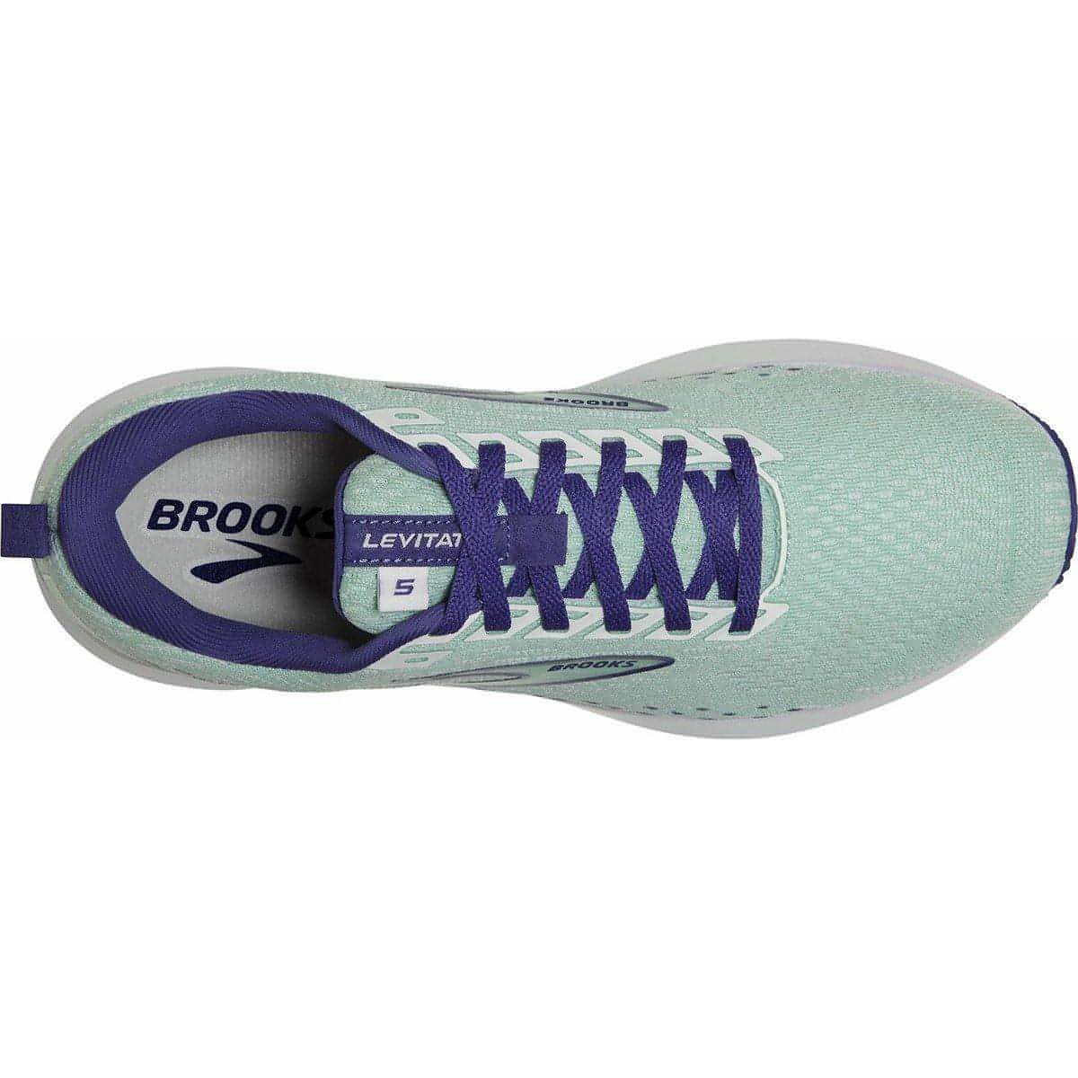 Brooks Levitate 5 Womens Running Shoes - Green - Start Fitness